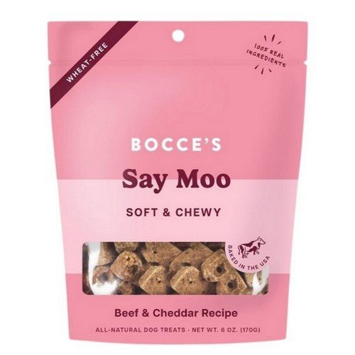 Bocce's Bakery Say Moo Chewy Treats 6 Oz