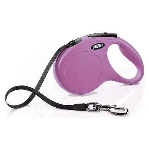 Classic Pink Retractable Dog Leash, Medium
